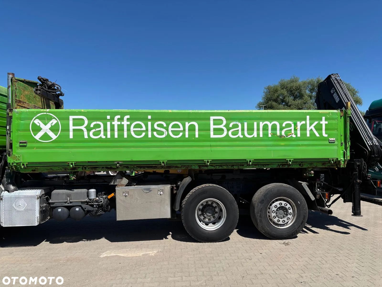 Zabudowa wywrot 3 stronny DAUTEL podramówka Mercedes, MAN 4 osie 8x8 , 8x6 , 8x4, 8x2 marki DAUTEL , wywrot , kiper , zabudowa samowyładowcza , z Niemiec, komplet podramówka , siłownik - 1