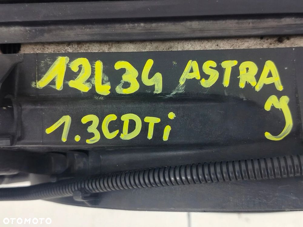 OPEL ASTRA J LIFT 12R- KOMPLET CHŁODNIC WENTYLATOR 1.3 CDTI - 7
