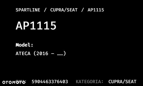 Seat Cupra ATECA 2016- dywaniki gumowe PL - 15