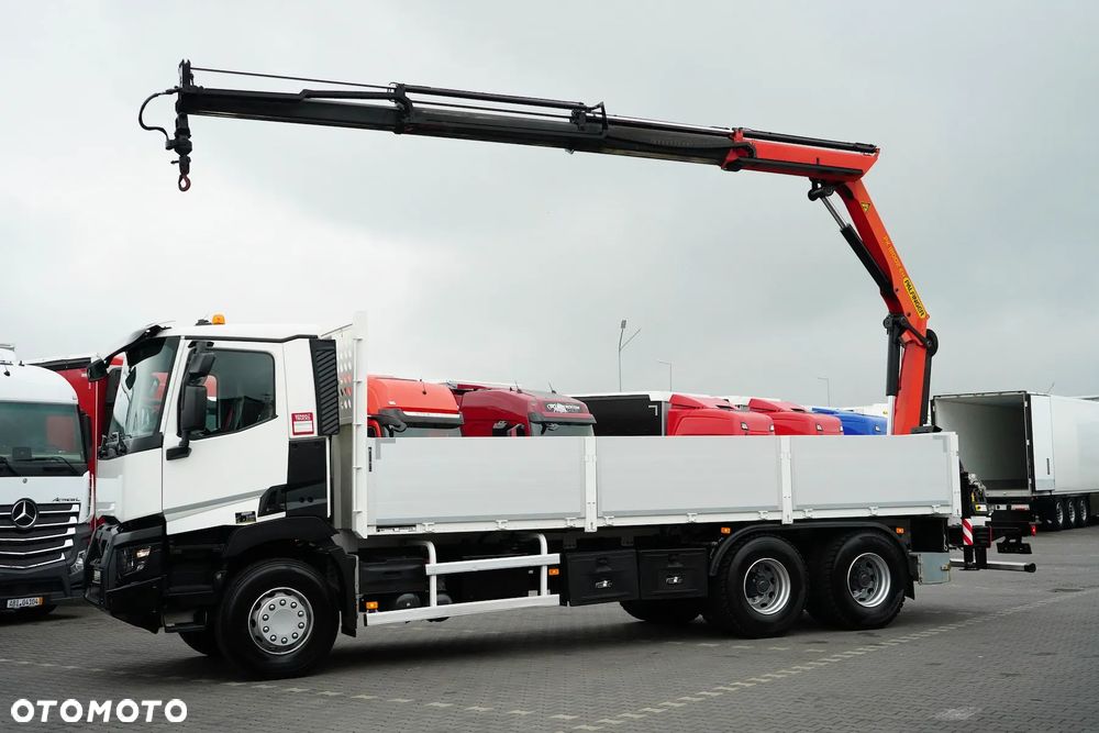 Renault C 380 / 6 X 4 / SKRZYNIOWY + HDS / PALFINGER PK 18002 / PILOT / ROTATOR - 3