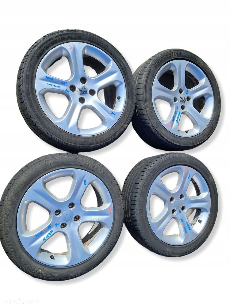 peugeot 3008 felgi aluminiowe 18" 9685121480 7,5j et29 4x108 - 1