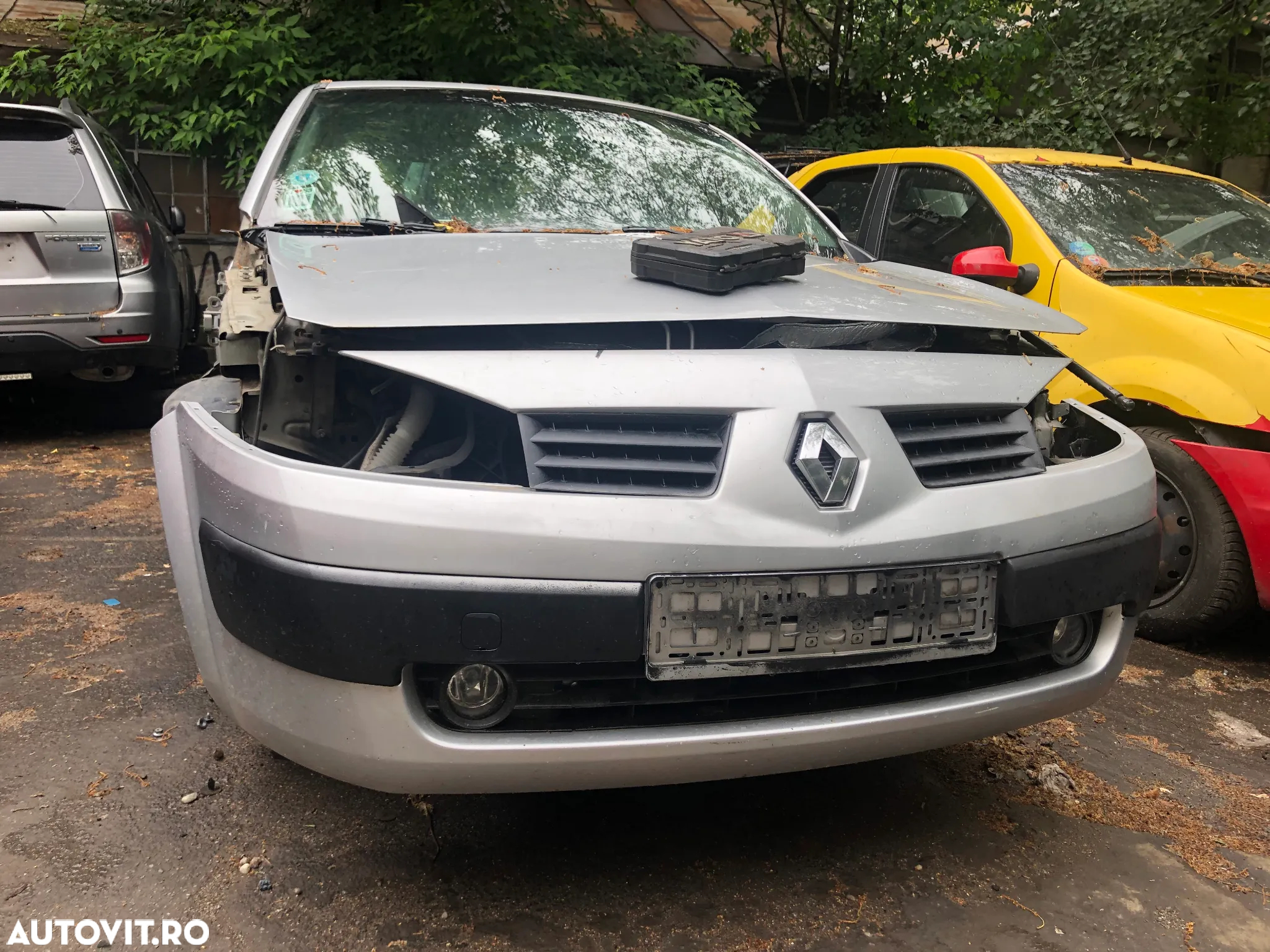 Bara fata completa Renault Megane 2 2005 gri argintiu non facelift - 2