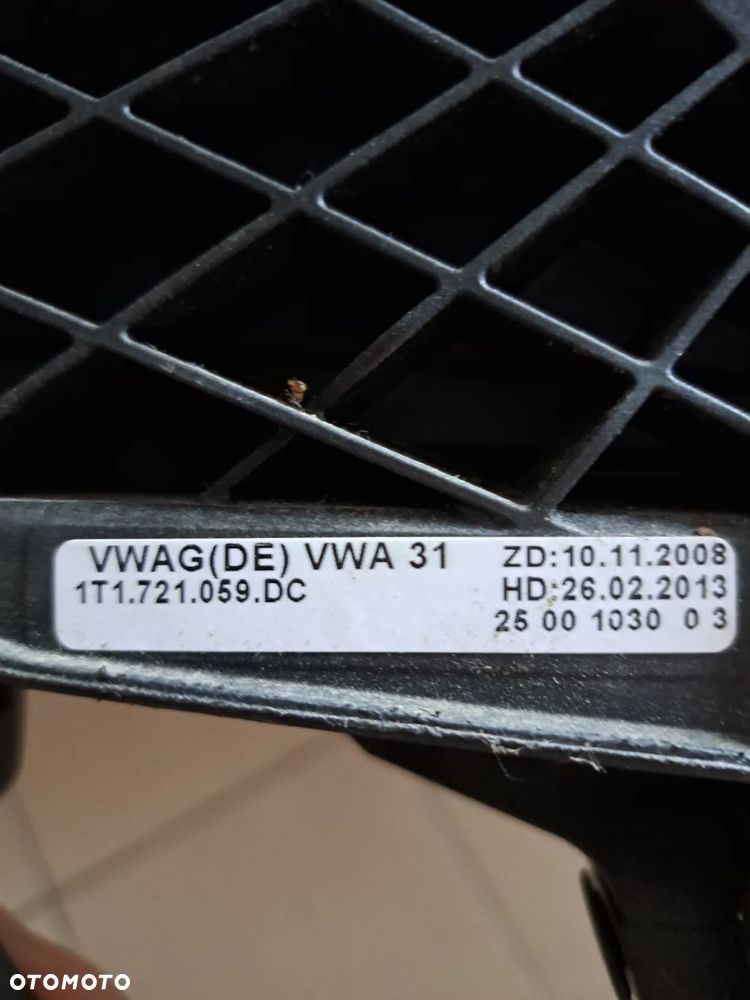 Pedał Sprzęgła VW Volkswagen Touran 1T1721059DC - 4