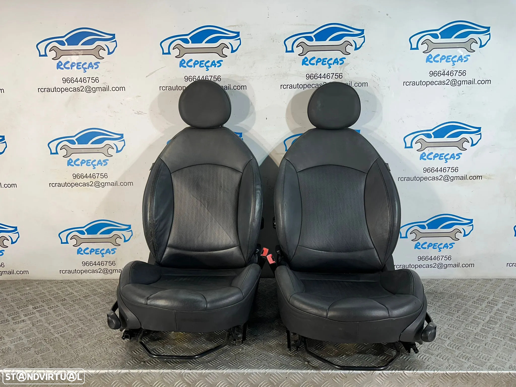 .Conjunto Bancos Pele Perfurada Mini Cooper S One R55 Clubman R56 2006 - 2013 - 4