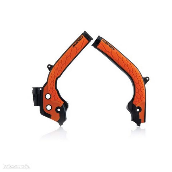 protetor de chassis acerbis preto / laranja husqvarna / ktm - 1