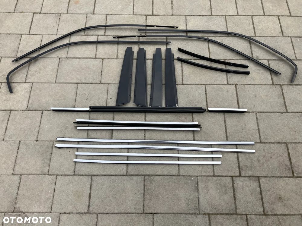 LISTWY BMW E38 LONG HIGHGLOSS POŁYSK RARYTAS ZESTAW - 1