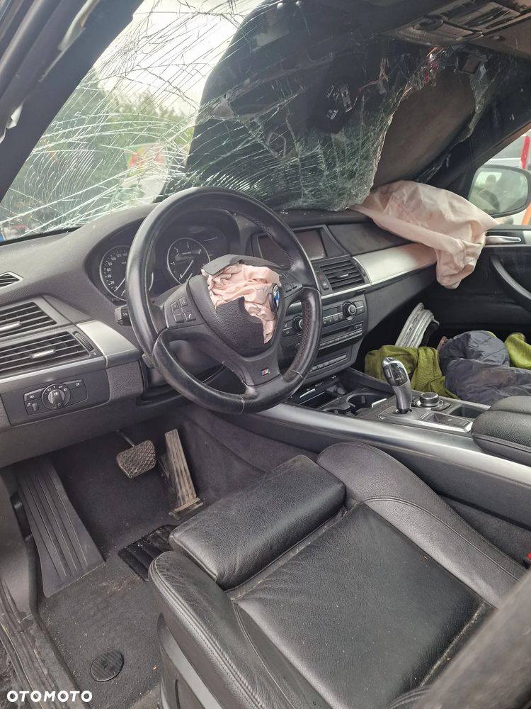 Bmw x5 e70 30d lift 3.0d n57 245km lakier 475 blacksaphire Metallic mpakiet wewnętrzny skóra, czarny sufit, panorama, na części - 22