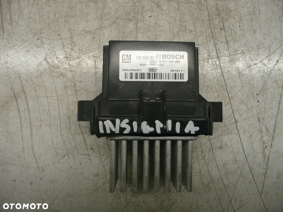 OPEL ASTRA J INSIGNIA 08-12 REZYSTOR OPORNIK DMUCHAWY 13503201 - 1