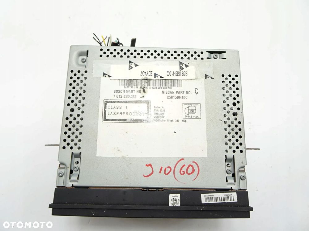 radio cd nissan qashqai j10 lift 10-13r. - 6