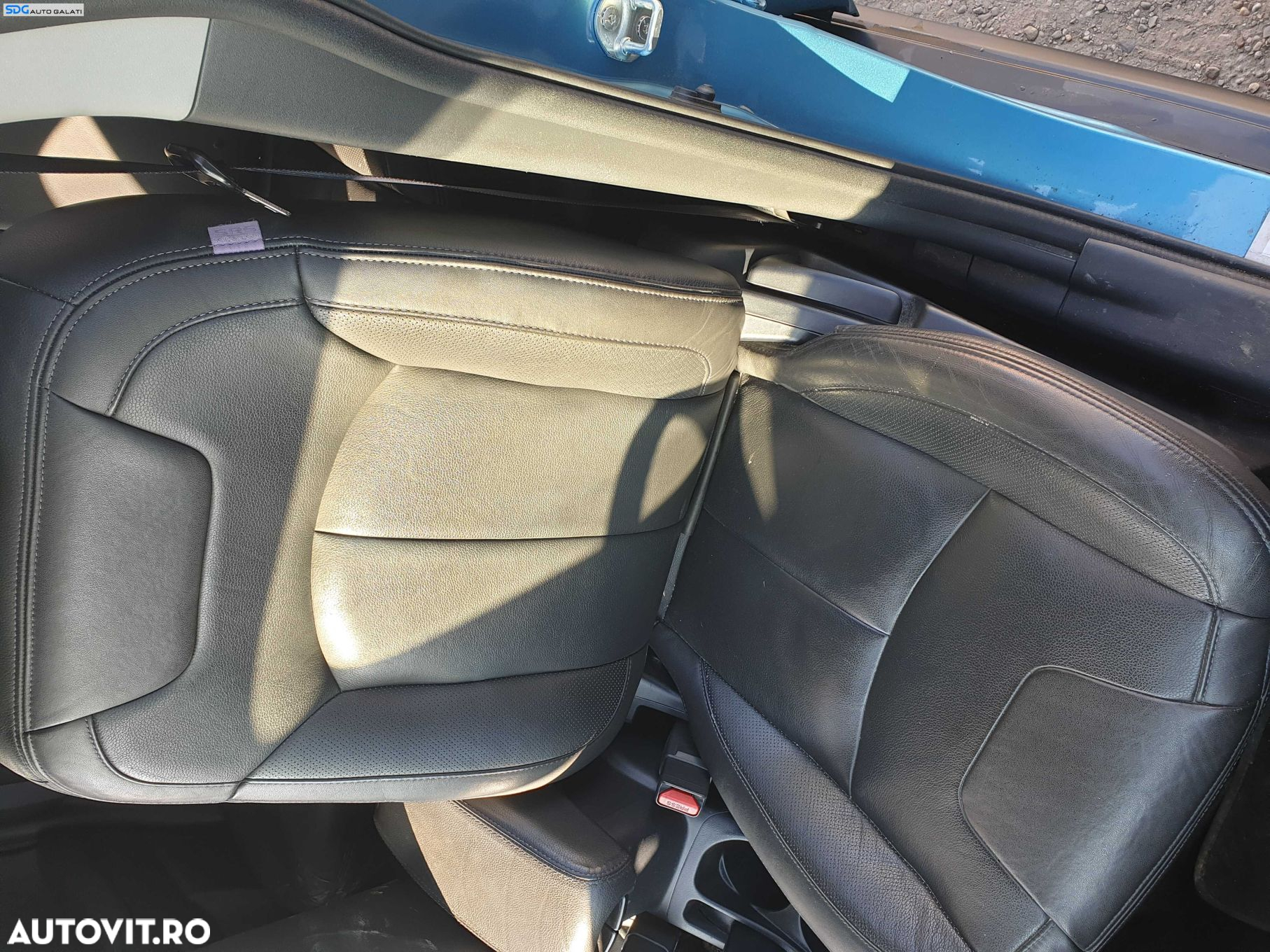 Interior Piele Neagra Scaun Scaune Stanga Dreapta Fata si Bancheta Spate cu Spatar Mitsubishi ASX 2010 - 2012 [K0579] - 3