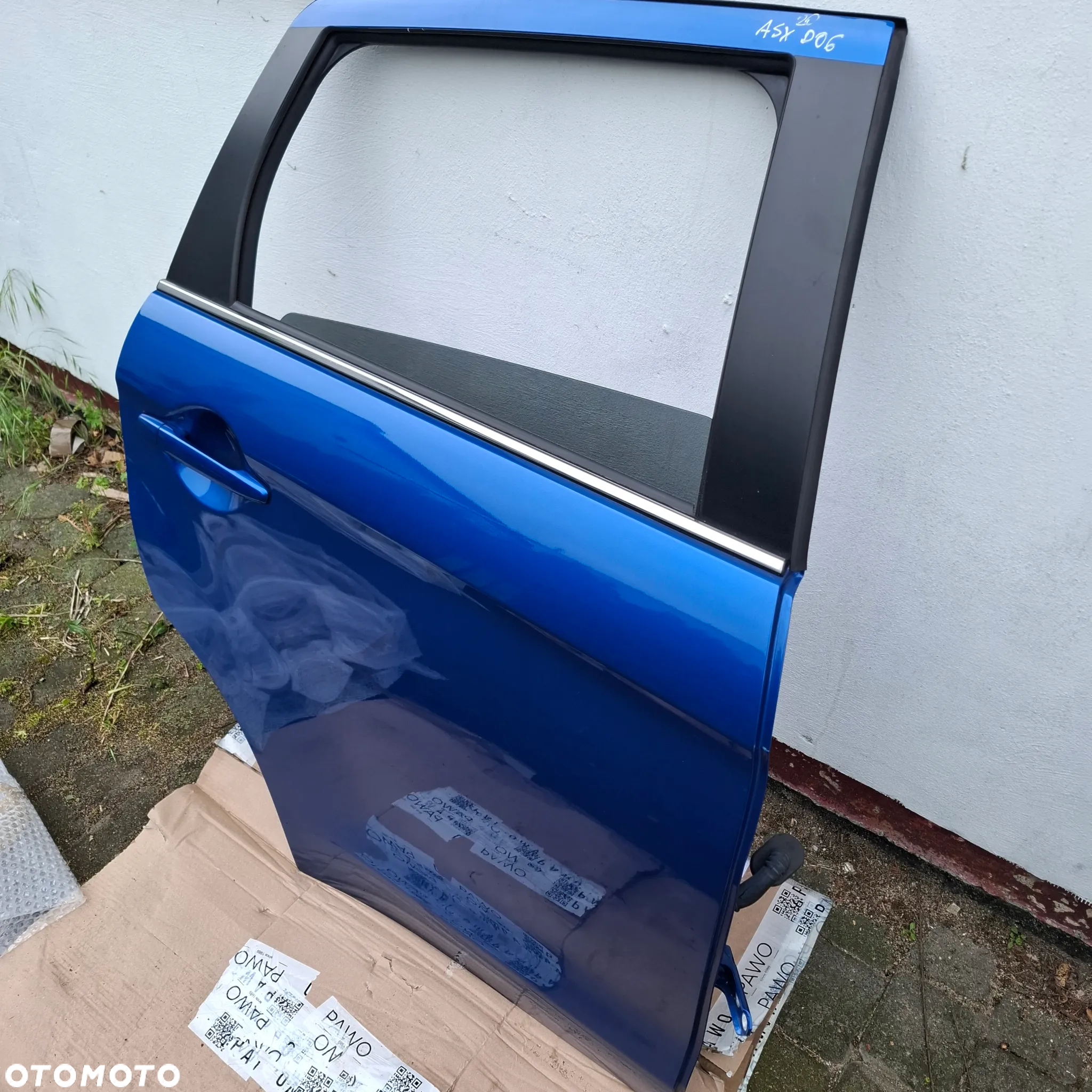 MITSUBISHI ASX 10-21 DRZWI PRAWA STORNA PRZÓD PRAWE TYŁ PRAWE D06 NIEBIESKIE - 8