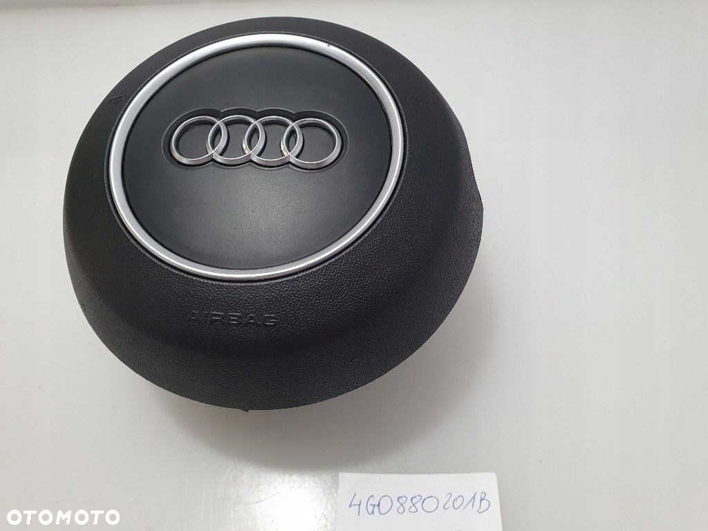AUDI A6 C7 A7 AIRBAG PODUSZKA W KIEROWNICE Z WIĄZKĄ 4G0880201B SUPER STAN - 2