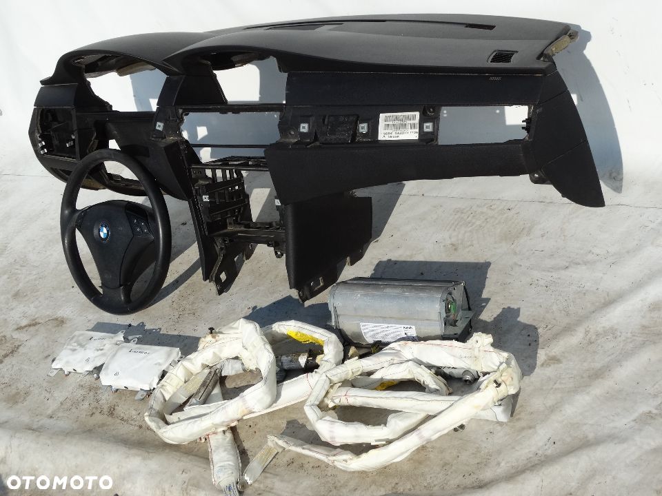 BMW E60 E61 Konsola Deska Airbag Napinacze Kurtyny PrzedLift - 3