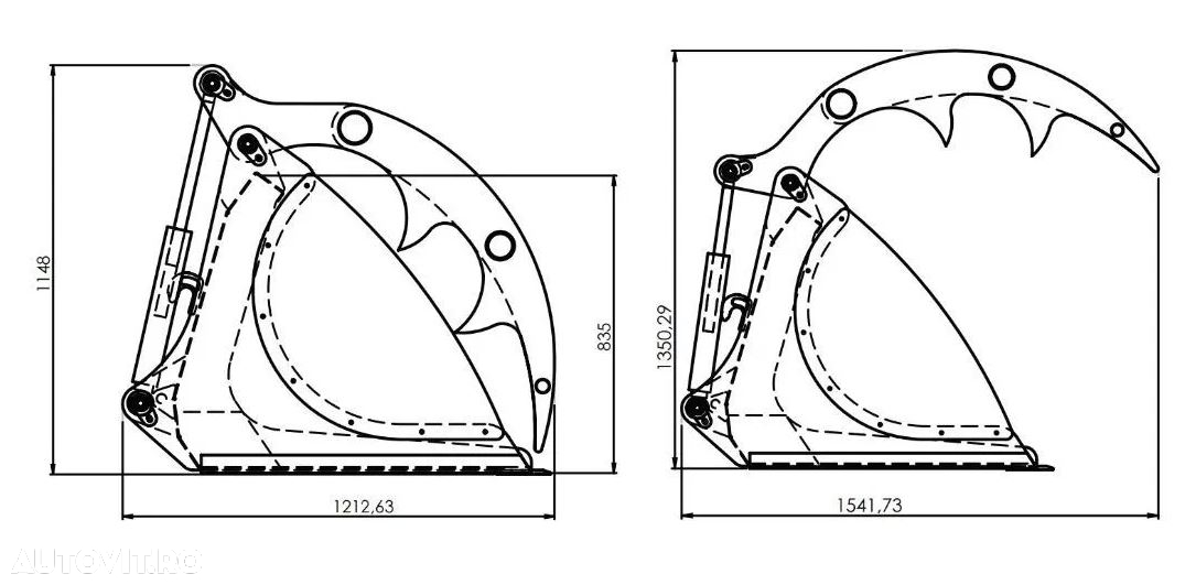 Cupă Tip Crocodil, Cupă Gunoi Multifunctionala - 5