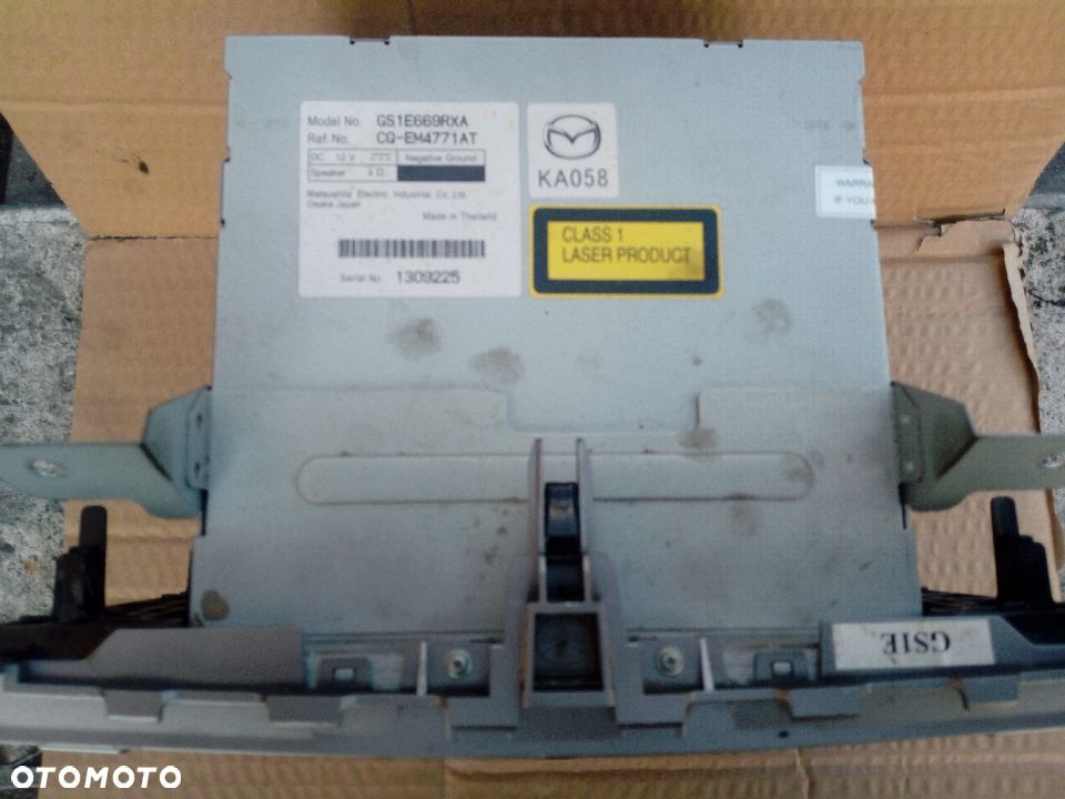 Mazda 6 radio CD 08-12 GH - 6