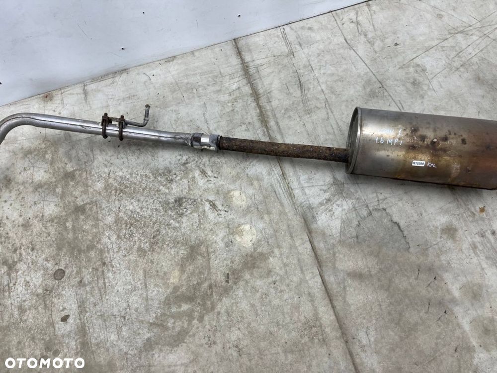 Wydech Dacia Logan 1 I 05-14r. 1.4 1.6 MPI benzyna tłumik końcowy środkowy rura KOMPLET 8200774459 - 14