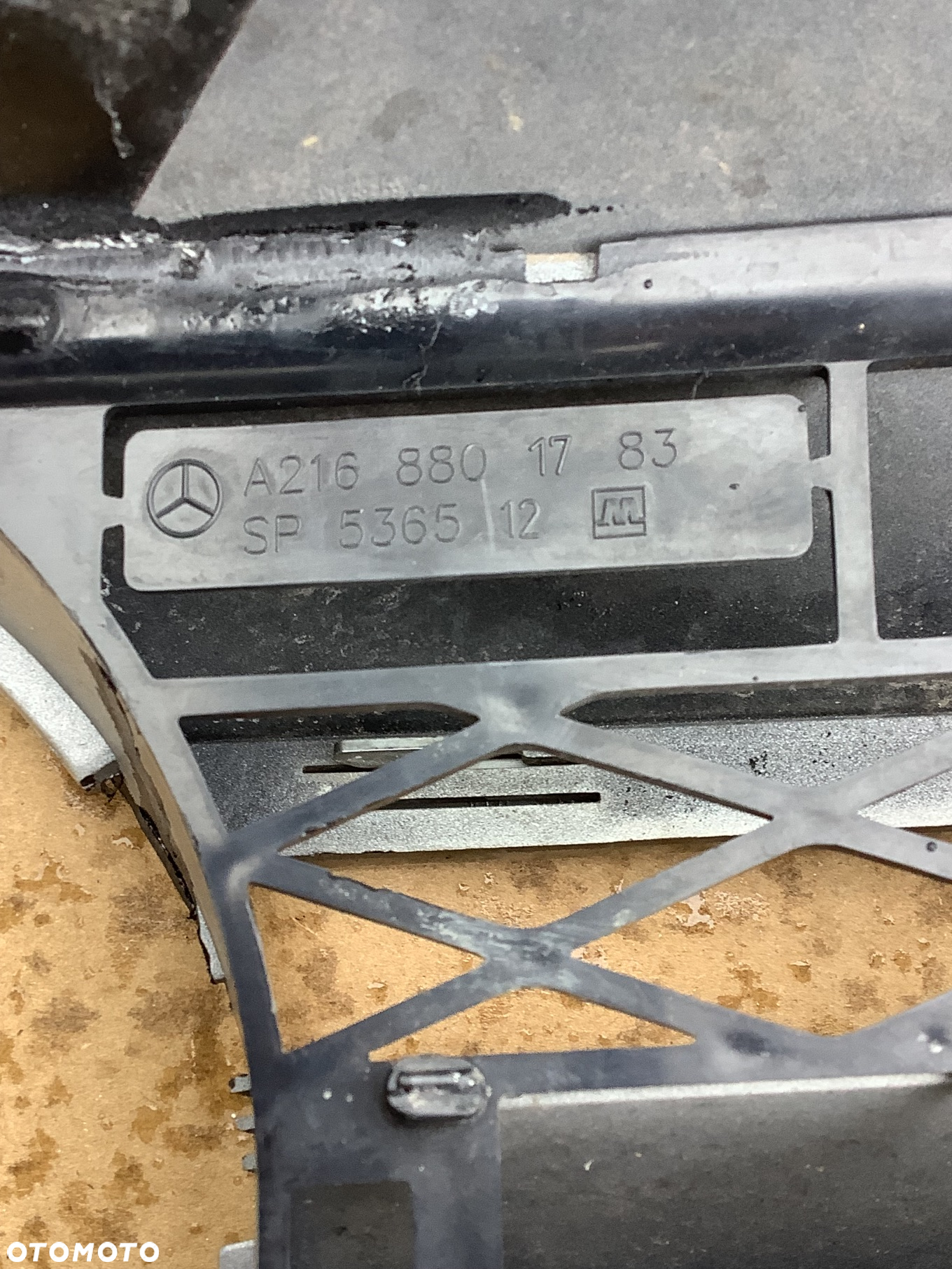 MERCEDES CL W216 ZDERZAK PRZEDNI ATRAPA GRIL - 7