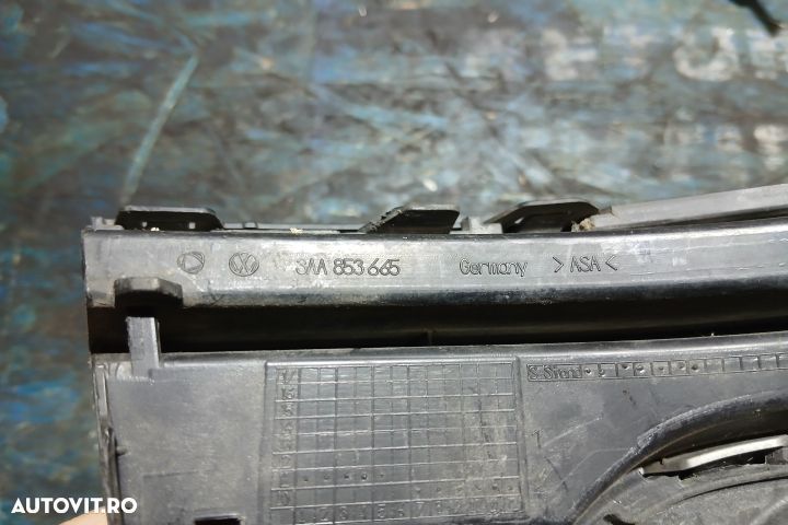 Grila proiector stanga 3AA853665 3AA853665 Volkswagen VW Passat B7 [2 - 4