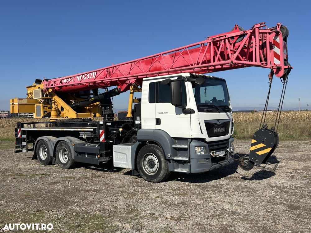 MAN TGS 26.429 Automacara Palfinger/Sany SPC 320, 2019, 1900KM, 920 ore macara, Sarcina 32 tone, inaltime 32+9m jib - 11