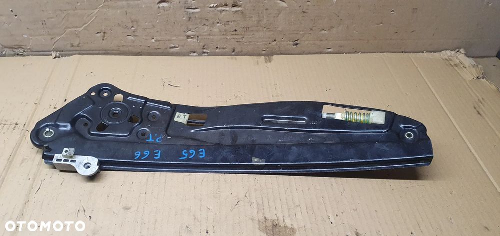 Mechanizm podnośnik szyby prawy tył BMW 7 E65 7202482E - 2
