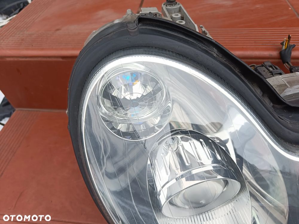 MERCEDES W203 C-KLASA LAMPA PRZÓD PRZEDNIA BI XENON NIE SKRĘTNY LEWA PRAWA EUROPA - 5