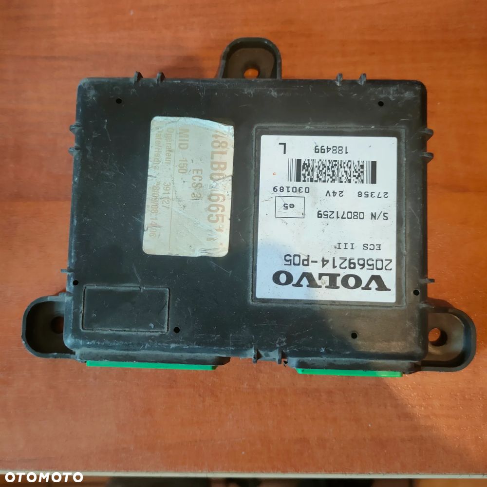 STEROWNIK MODUŁ ECS VOLVO 20569214 - 1