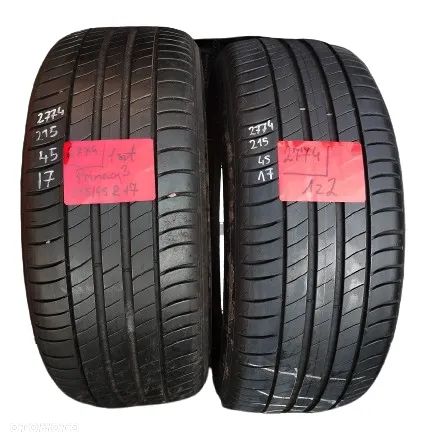 215 45 17 Michelin Primacy 3 Opony letnie 2szt - 1