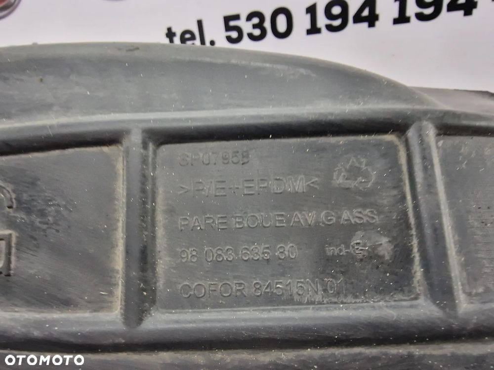 CITROEN JUMPY / PEUGEOT EXPERT / TOYOTA PROACE 16- NADKOLE LEWE PRZEDNIE PRZÓD , NR 9808363580 , NR AUKCJI N587 (N586) - 12