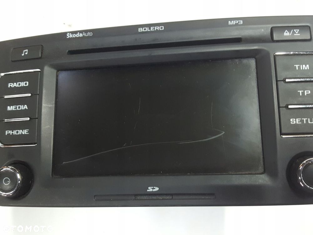 SKODA YETI 5L 09-13r RADIO CD MP3 BOLERO 1Z0035156F - 2