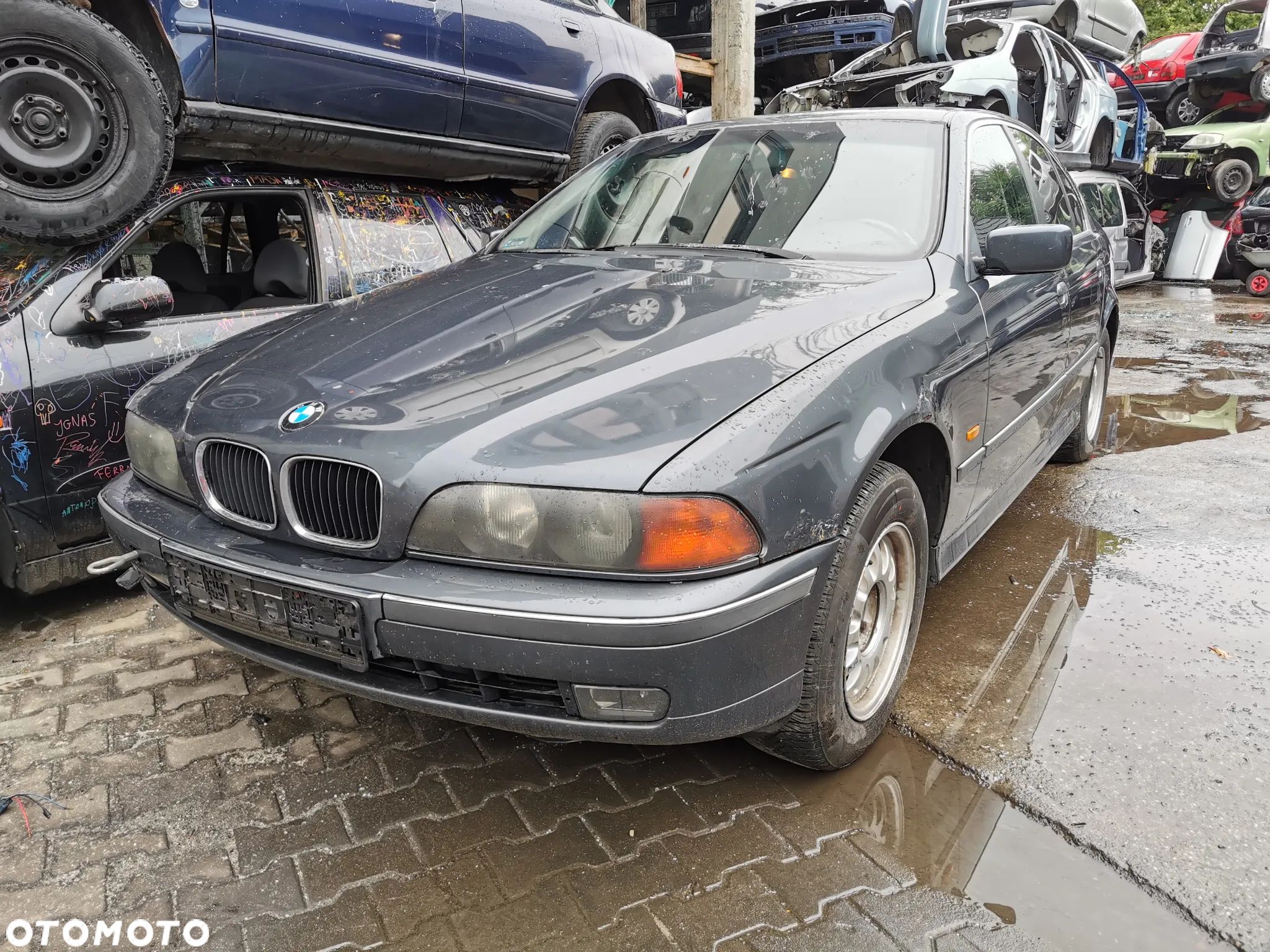 Lampy przód, tył Bmw 5 E39 1996r kod lakieru 310/7 fiordgrau-metallic - 1