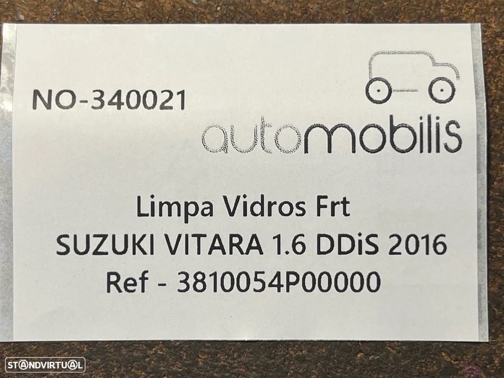 Limpa Vidros SUZUKI VITARA (LY) 1.6 DDiS Ref. 3810054P00000 - NO. 340221 - 3