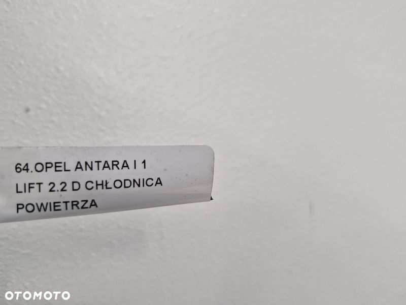 OPEL ANTARA I 1 LIFT 2.2 D CHŁODNICA POWIETRZA INTERCOOLER 622998 - 8