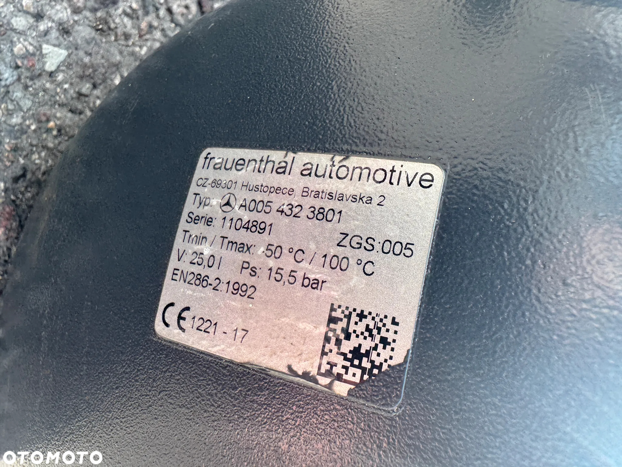 Zbiornik Butla Powietrza 25L Mercedes Atego Axor - 6