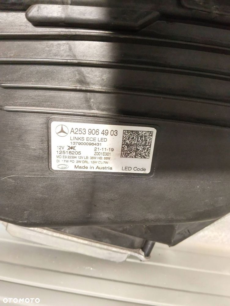 mercedes-benz glc w253 lift multibeam przód strona lewa a2539064903 - 4