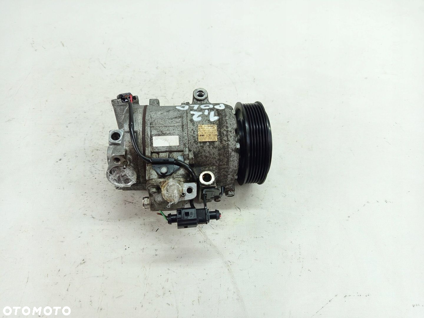 SPRĘŻARKA KLIMATYZACJI FABIA II POLO V 6R SEAT IBIZA IV 6J 1.2 6Q0820808G - 2
