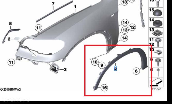 Części BMW X5 E70 LCI 2008-2013 nowe, nieużywane - 33