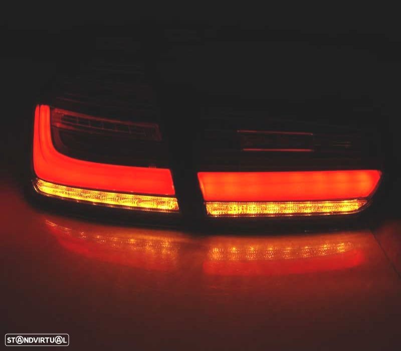 FAROLINS TRASEIROS BMW F30 FULL LED DINÁMICO PRETO - 3