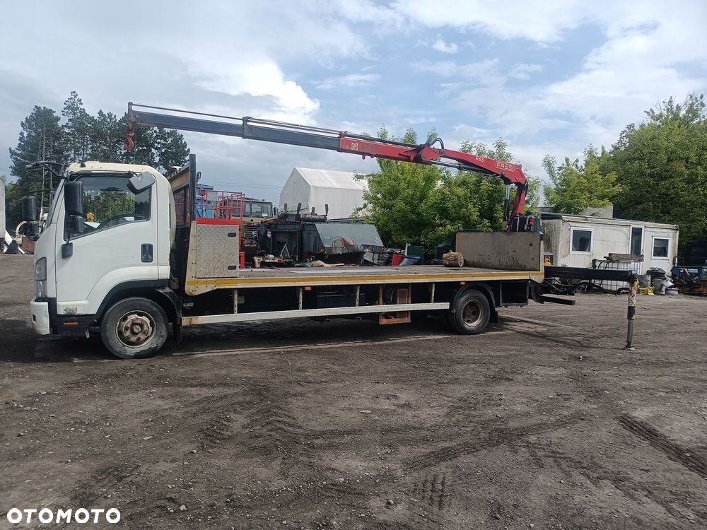 isuzu forwart platforma zuraw hds 7,10 m piaskarka sprezarka powietrza - 6