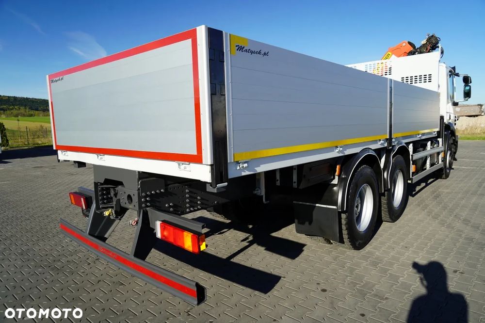 Iveco TRAKKER 410 / SKRZYNIOWY- 6,5 M + HDS PALFINGER PK 19.001 SLD / MOCNA PODŁOGA / 3 MIEJSCA / PILOT/ - 17