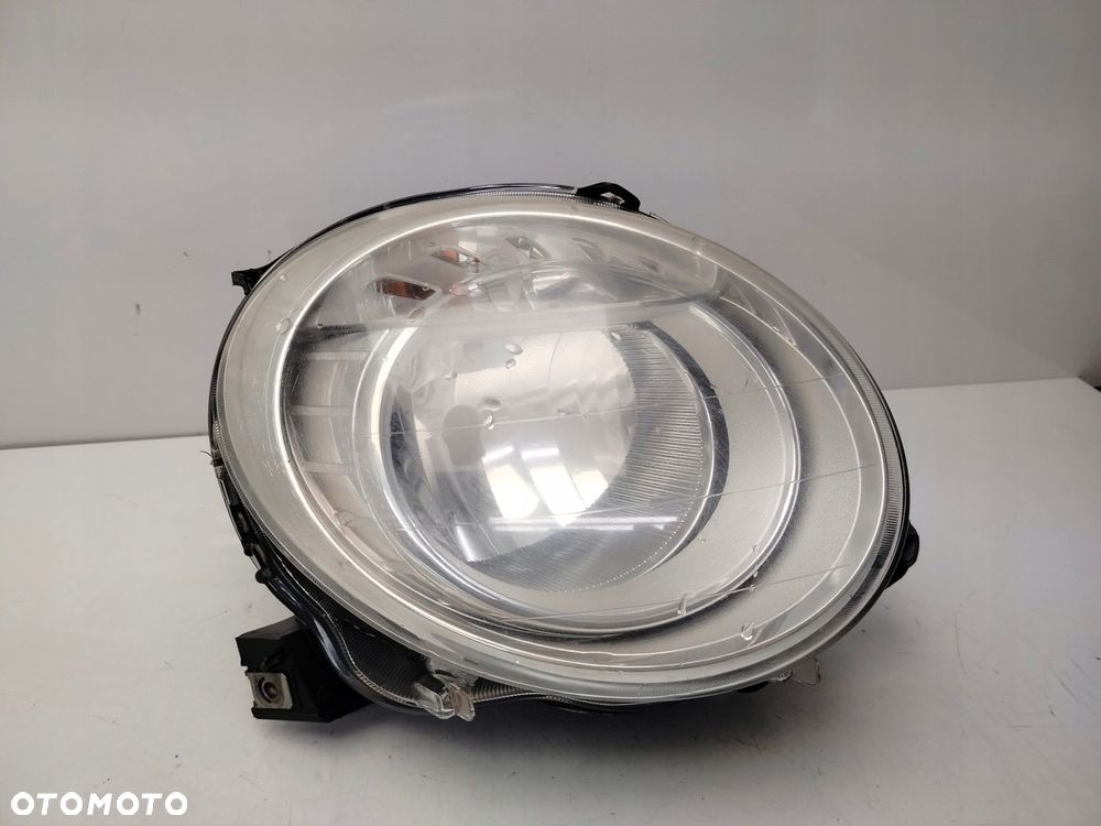 fiat 500 07r- reflektor lampa prawy przód prawa przednia - 1