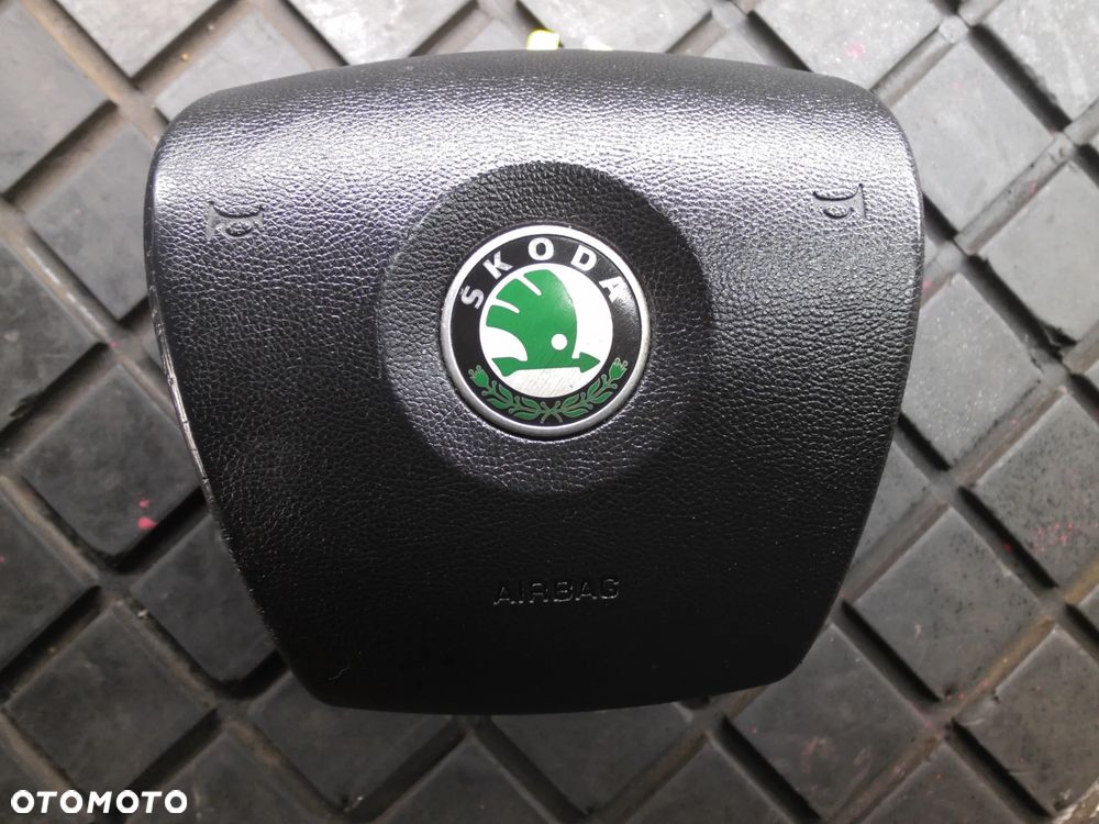 SKODA ROOMSTER AIRBAG PODUSZKA KIEROWCY 5J0880201D - 1