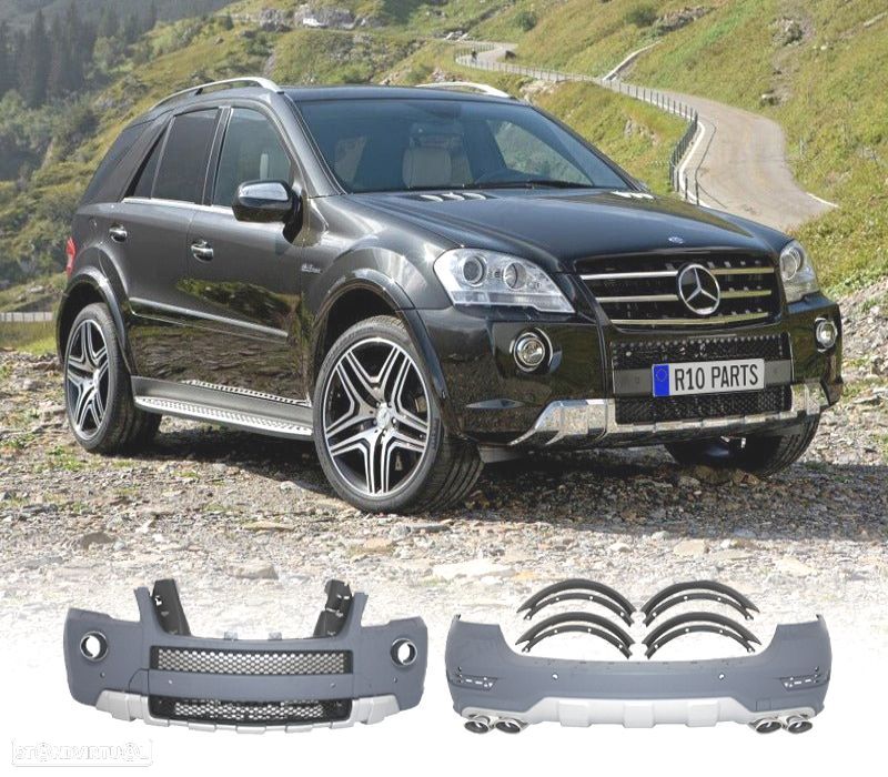 KIT CARROÇARIA MERCEDES CLASSE ML W164 08-11 LOOK AMG 63 - 1