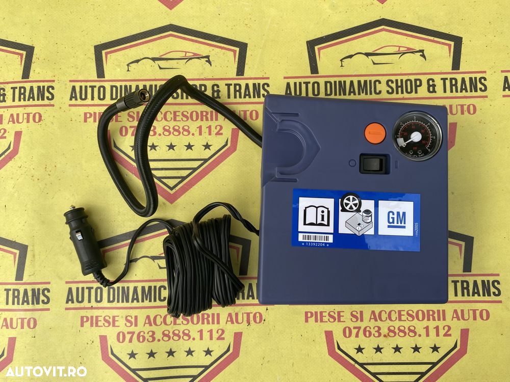 Compresor auto umflat roti original Opel GM 12V 10A - 1