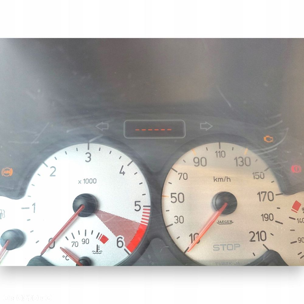 LICZNIK ZEGARY 9651740480 Peugeot 206 1.6 2.0 HDI Diesel 98-09 - 4