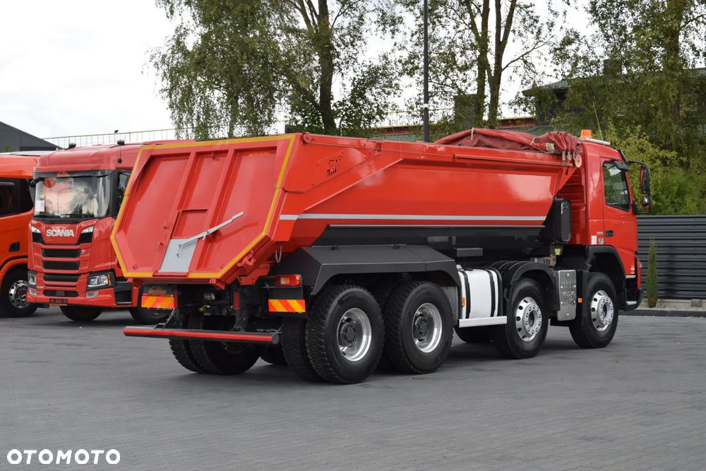 Volvo FMX380 / 8x4 / 13 LITROWY SILNIK / EURO 5 / WYWROTKA TYLNOZSYPOWA / HYDROKLAPA / KAMERA COFANIA / SERWISOWANA / SPROWADZONA - 5