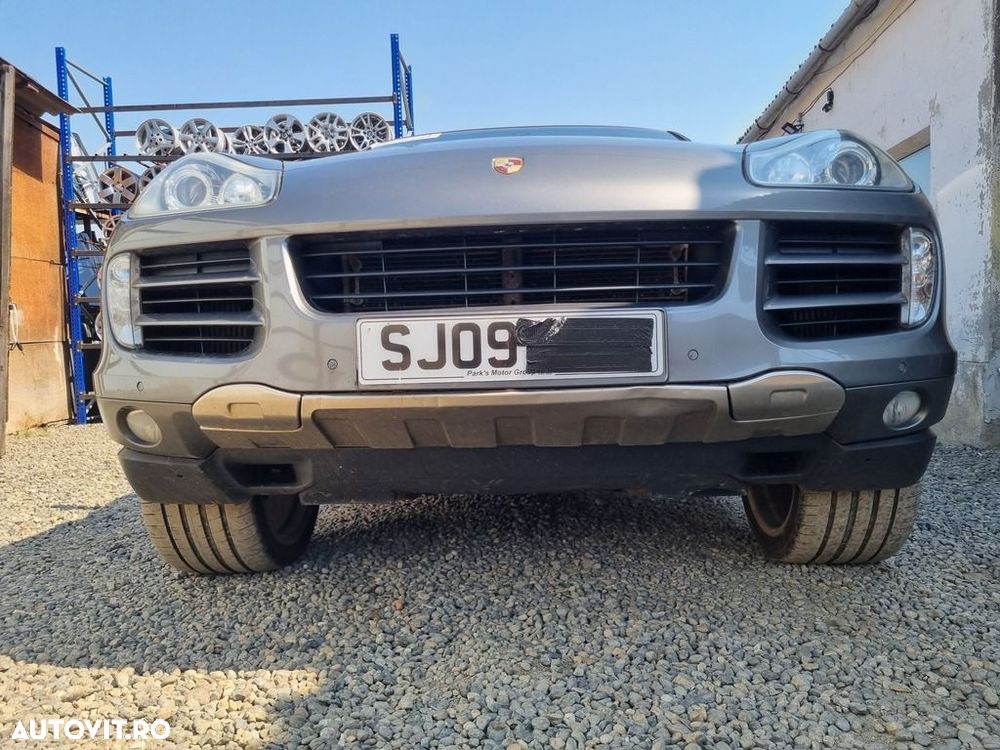 Bara fata Porsche Cayenne Facelift 2007 - 2010 GRI LM7W (1060) model fara spalatoare far - 5