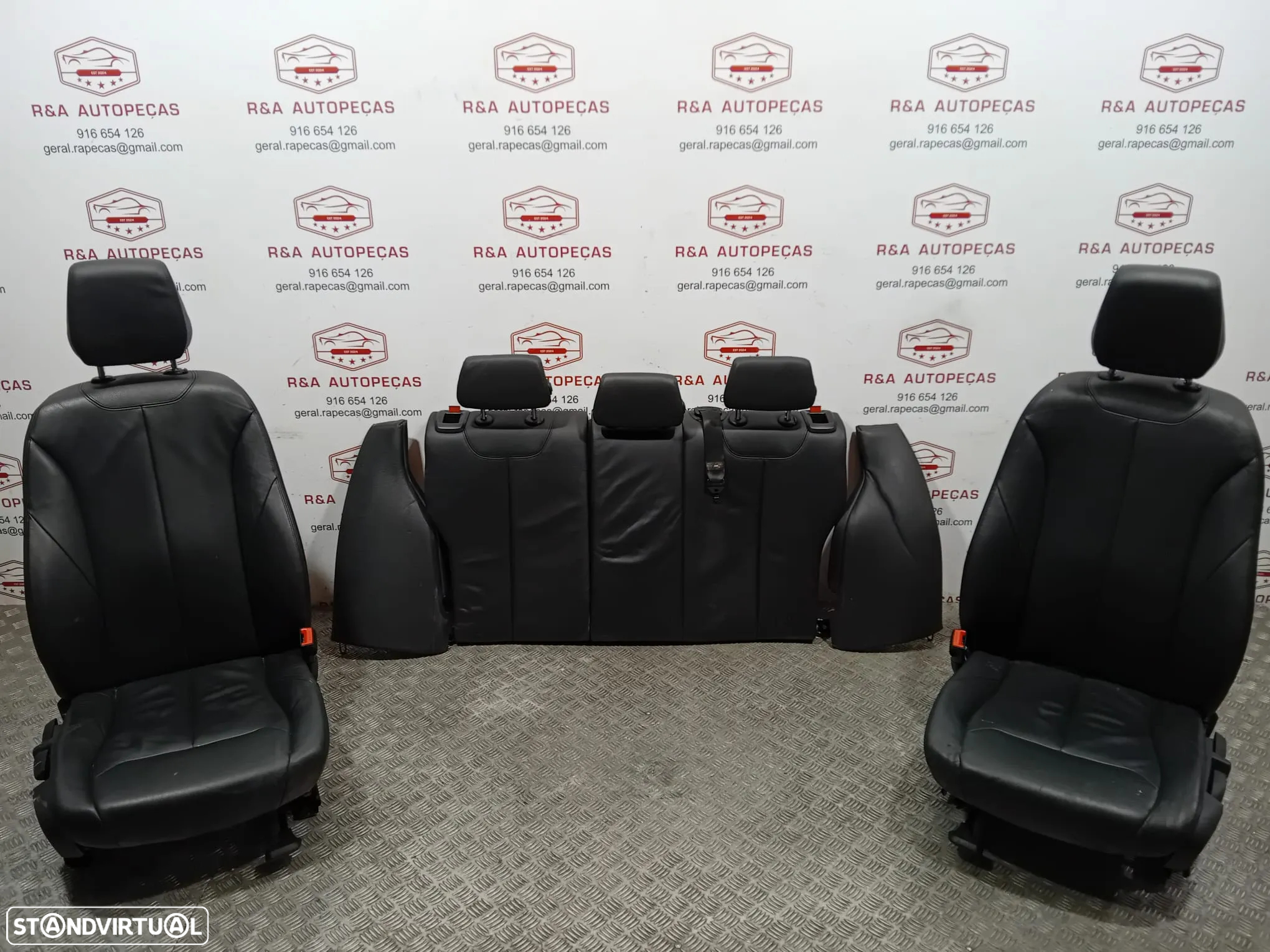 Conjunto de Bancos BMW F20 em Pele Original - 14