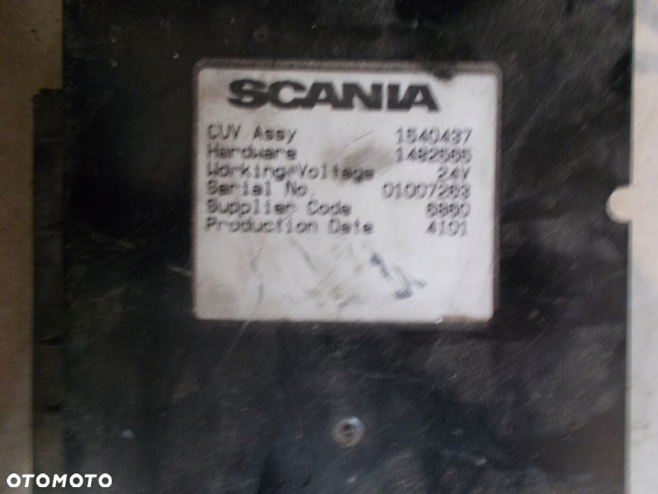 SCANIA R KOMPUTER STEROWNIK MODUŁ ŚWIATEŁ VIS - 3