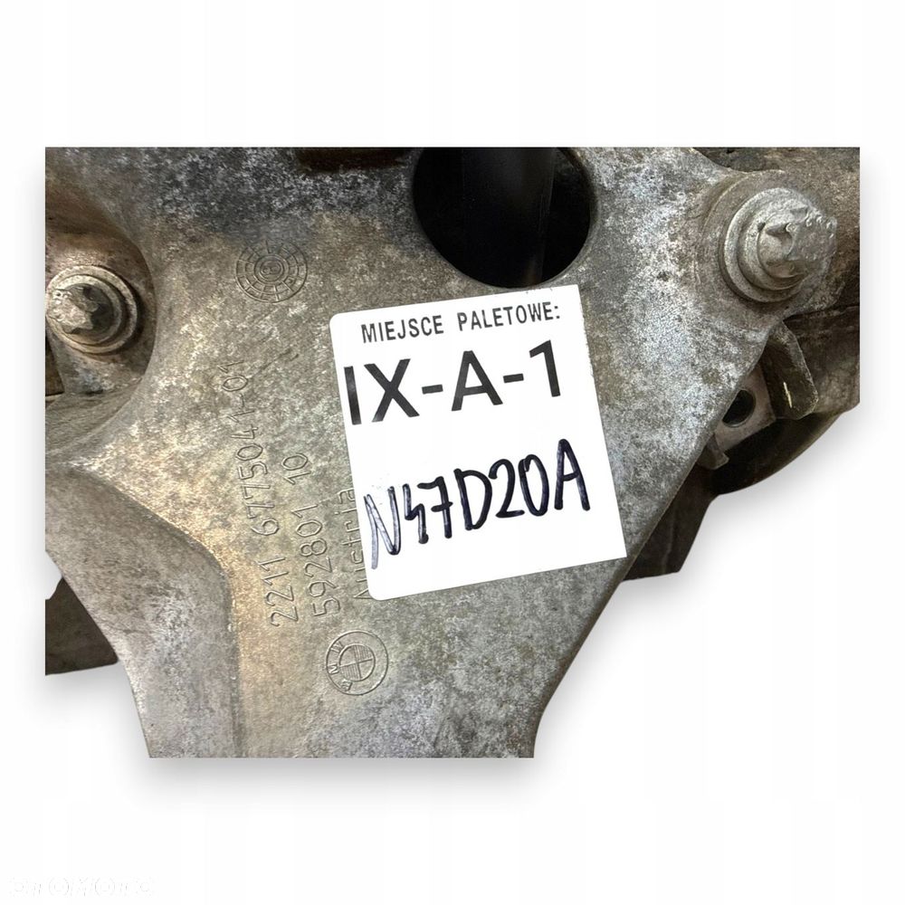 SILNIK N47D20A BMW E81 E87 E90 E91 E60 E61 X1 E84 X3 E83 2.0 D DIESEL - 12