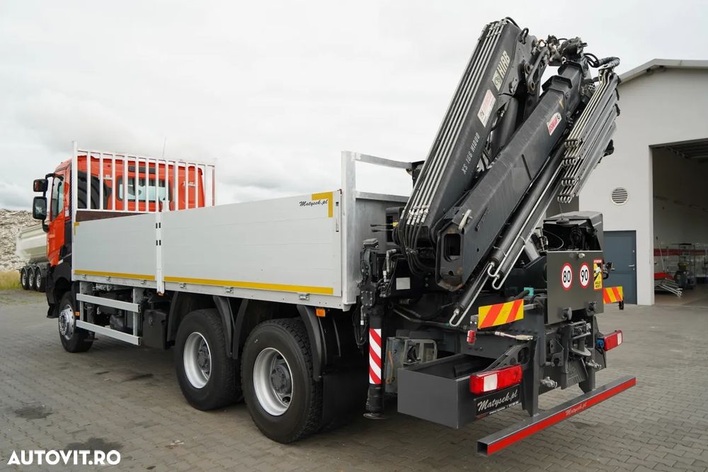 Renault K 380 / 6X4 / LIVRARE 6,2 M / + HIAB 166 ES-4 / CAPACITATE MAXIMĂ DE RIDICARE 6.500 KG / ATINGEREA 12,3 M / ROTATOARE / RADIOCOMANDĂ / IMPORTAT - 9